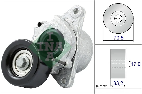Belt Tensioner, V-ribbed belt
